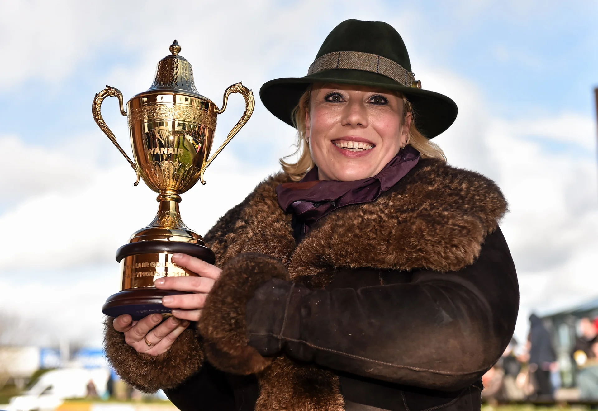 Kerry with the Ryanair Trophy